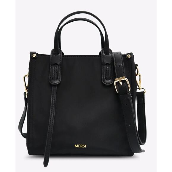 MERSI Handbags - NWT Mersi Nylon Riley Tote in Black